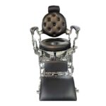 Silla barbera A049-M Plateada de alta calidad - Imagen 2