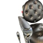 Silla barbera A049-M Plateada de alta calidad - Imagen 3